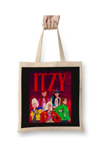 dekado itzy Logo 01 Cloth Bag Long Handle