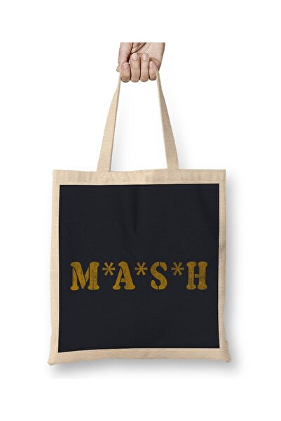 dekado Retro MASH Logo Tote Bag Long Handle
