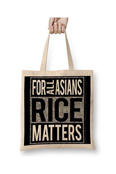 dekado حقيبة حمل بمقبض طويل من أجل All Asians Rice Matters