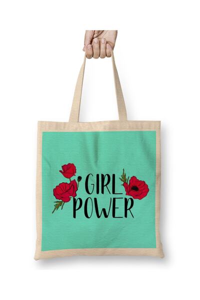 dekado Girl Power Inspiration Positive Girly Quote Artwork 01 Tote Bag Long H...