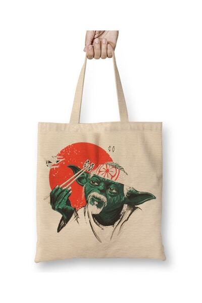 Generic Brand حقيبة يد Tricou_star_wars_sushi بمقبض طويل