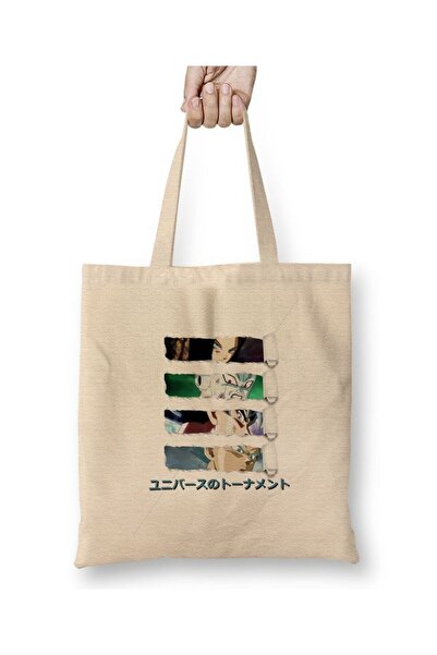 dekado Os 4 Finalistas Do Torneio Do Poder Universo 7 Cloth Bag Long Handle