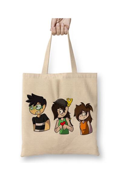 dekado Desenho 3 Cloth Bag Long Handle