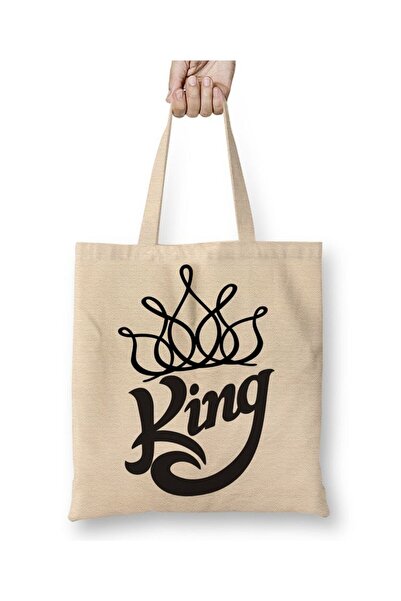 dekado حقيبة يد King Branca Masculina E Feminina بمقبض طويل