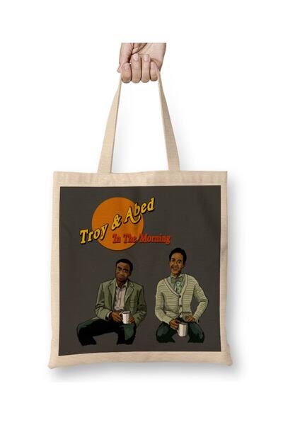 dekado حقيبة حمل ذات مقبض طويل من Community Troy And Abed in The Morning