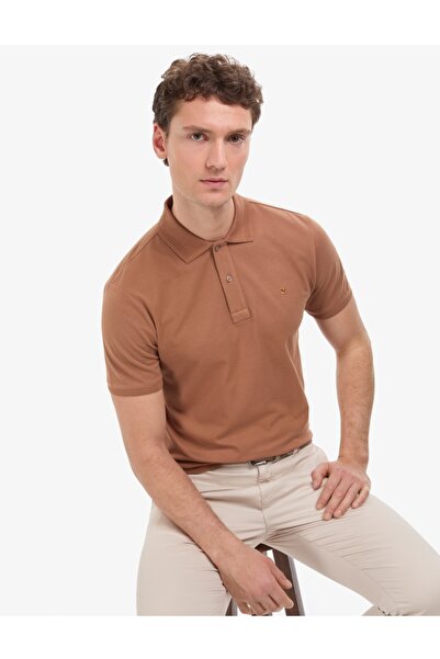 Pierre Cardin Non-Curling Collar Slim Fit 100% Cotton Basic T-Shirt.