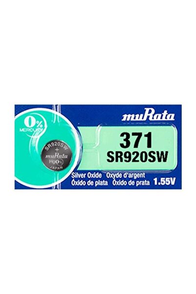 MURATA 1 Piece 371 Battery SR920SW 1.55V Silver Oxide