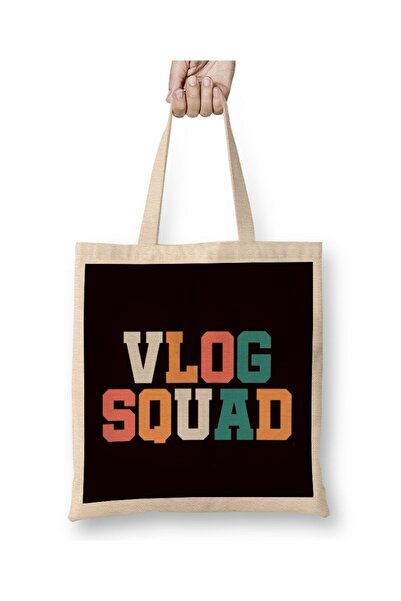 dekado Vlog Squad Vlogger Vlogging Travel Food Beauty Influencer Cloth Bag Lo...