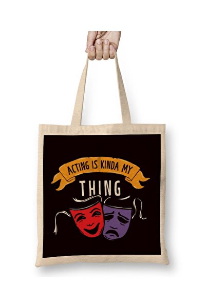 dekado حقيبة حمل بمقبض طويل من Acting Is My Thing Theatre Geek Fan Drama Acto...