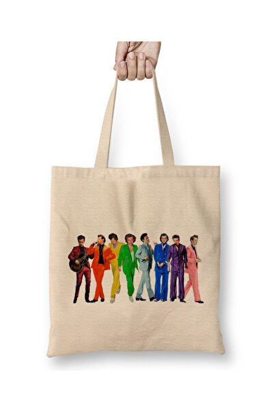 dekado Harry Styles Rainbow Tote Bag Long Handle