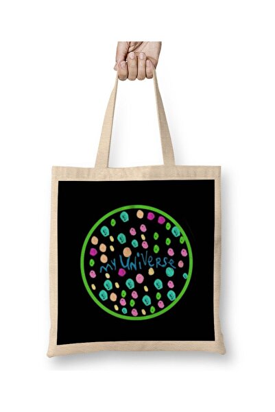 dekado My Universe- أنت MY UNIVERSE BTS Army Gift حقيبة قماش ذات مقبض طويل