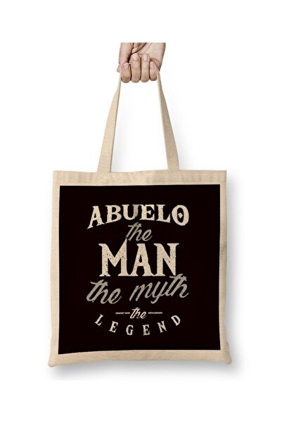 dekado حقيبة حمل عائلية للرجال من Abuelo Myth Legend Grandfather Granddad Gra...