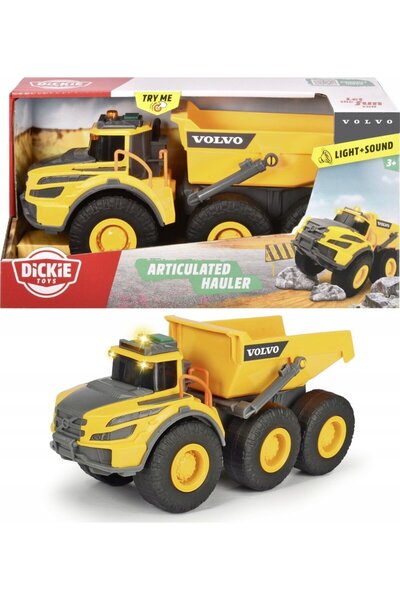 Dickie Toys Sunet ușor de camion basculant Volvo
