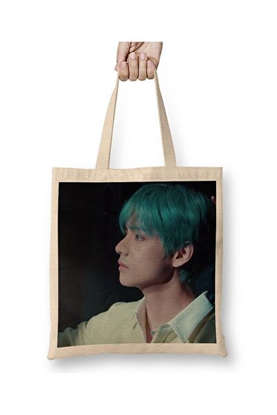 dekado حقيبة قماش Bts V Lights 02 بمقبض طويل