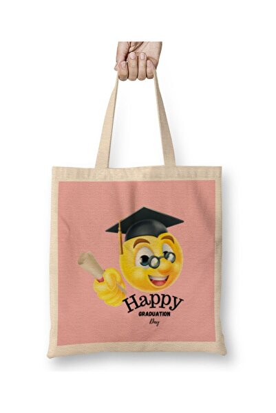 dekado HAPPY Graduation Day 2021 Cloth Bag Long Handle