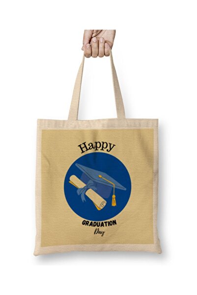 dekado Happy Graduation Day 2021 Cloth Bag Long Handle