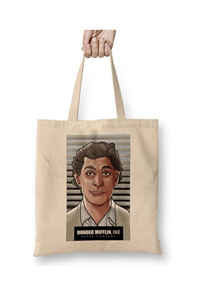 Generic Brand Jim Halpert Dunder Mifflin Tote Bag Long Handle
