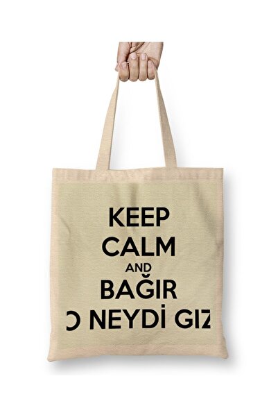 dekado Keep Calm And Bagir What Was That Giz Cloth Bag Long Handle