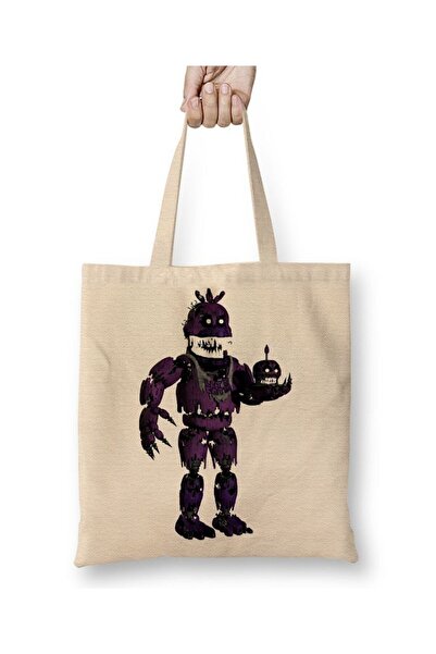 dekado Shadow Nightmare Foxy Tote Bag Long Handle