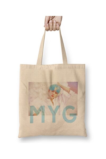 Generic Brand Bts Suga Love Yourself O version Cloth Bag Long Handle