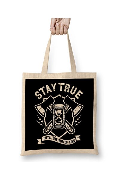 dekado حقيبة قماش جدارية من Stay True بمقبض طويل
