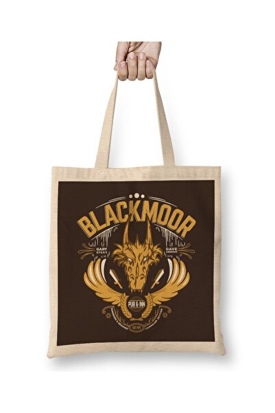 dekado حقيبة قماش Blackmoor Pub And Inn بمقبض طويل