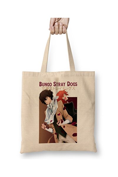 dekado Bungou Stray Dogs Anime Osamu Dazai x Chuuya Nakahara Bez Çanta Uzun S...
