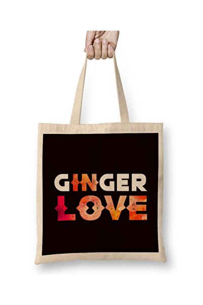 dekado Ginger Love Redhead Red Hair Haired Orange Head Irish Tote Bag Long Ha...