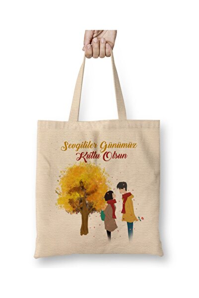 dekado Valentine's Day Valentine's Gift 0227 Cloth Bag Long Handle