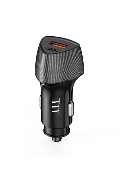 TİT شاحن سيارة للهاتف المحمول بقدرة 38W يشحن أسرع Qualcomm Quick Charge 3.0 ل...