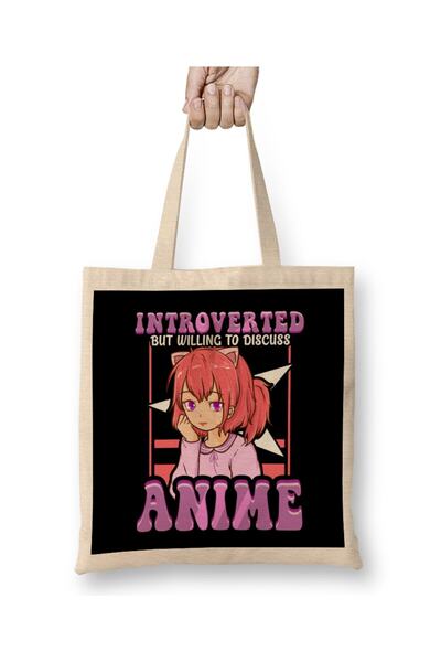 dekado Introverted But Willing To Discuss True Crime Cloth Bag Long Handle