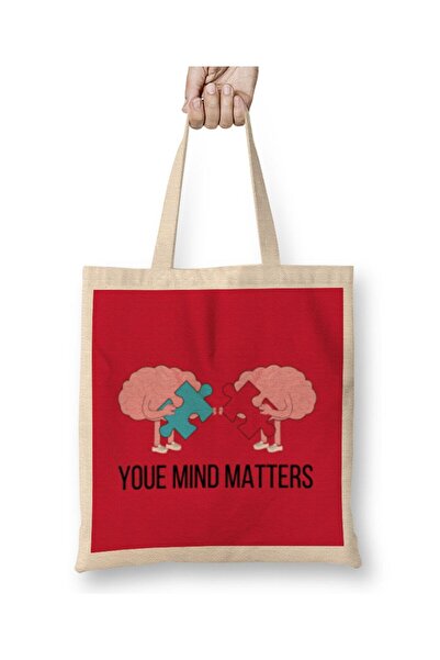 Generic Brand YOUE MIND MATTERS حقيبة ملابس ذات مقبض طويل