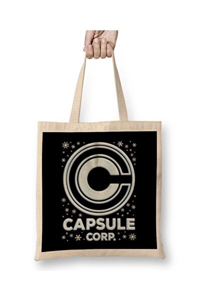 Generic Brand Dragon Ball Z Capsule Corporation Christmas Snowv Logo Tote Bag...