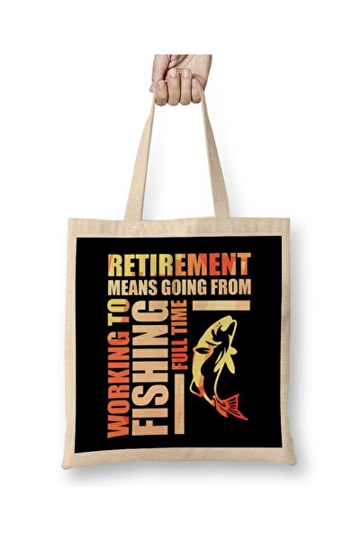 dekado Retirement Means Going From Working To Fishing Cloth Bag Long Handle