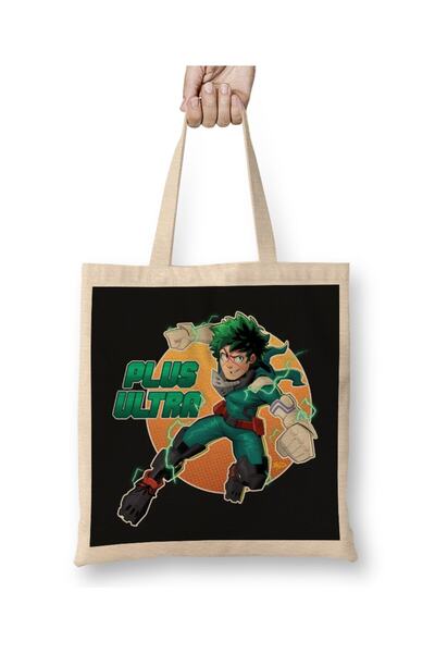 Generic Brand My Hero Academia Deku Plus Ultra Cloth Bag Long Handle