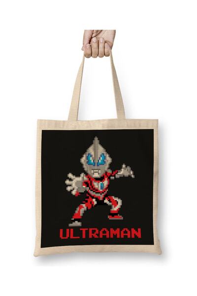 dekado حقيبة حمل ذات مقبض طويل من Ultraman Pixel Character