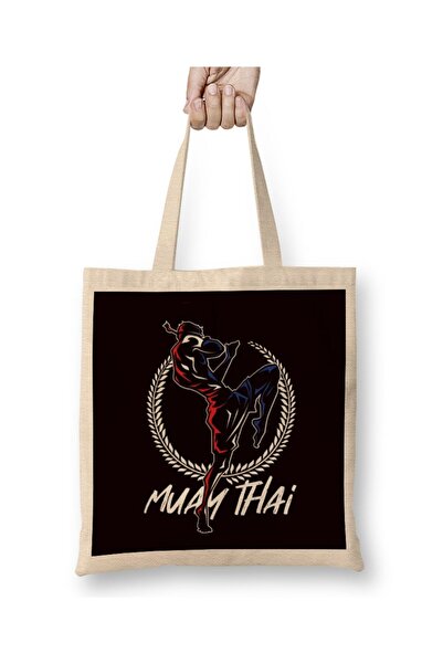 Generic Brand Muay Thai Fighter Martial Arts Sports MMA Thailand Boxing Tote ...