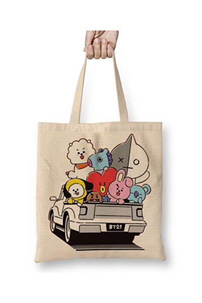 dekado Bts Bt21 01 Cloth Bag Long Handle