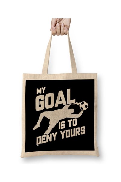 dekado حقيبة حمل من My Goal Is To Deny Yours لكرة القدم بمقبض طويل
