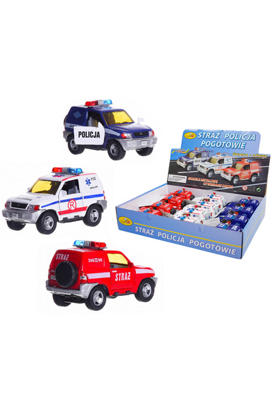 Other Mașină de poliție, ambulanță cu sunet p12 HIPO, preț mixt pentru 1 bucată.