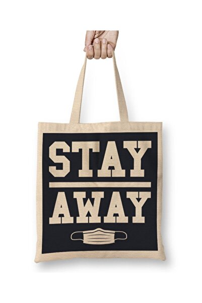 dekado حقيبة حفاضات Stay Away Virus ذات مقبض طويل