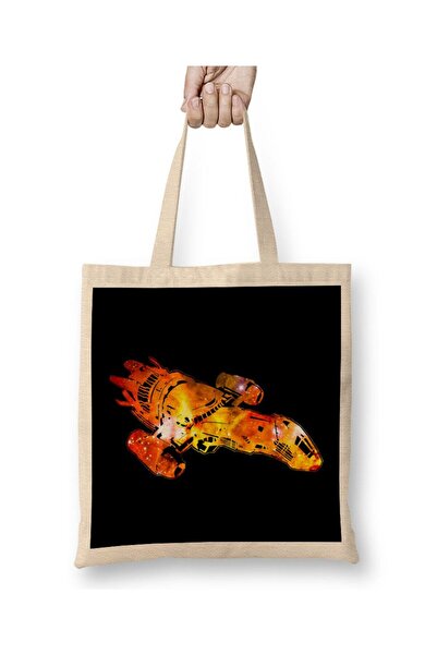 dekado Firefly Serenity Galaxy Silhouette Logo Tote Bag Long Handle