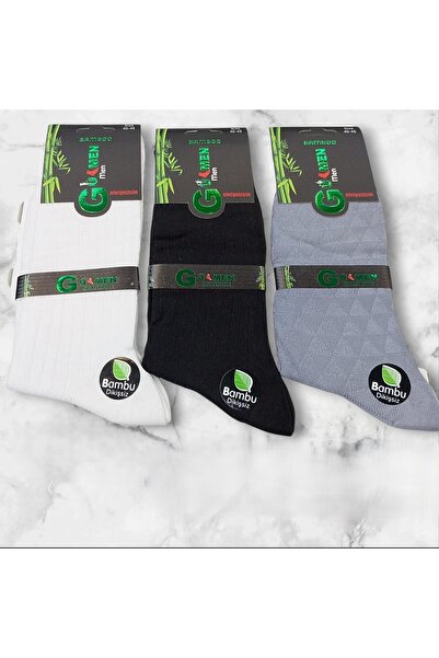 gülmen Men – Authentic Turkish Men's Bamboo Dikes Socks – 6 Pairs