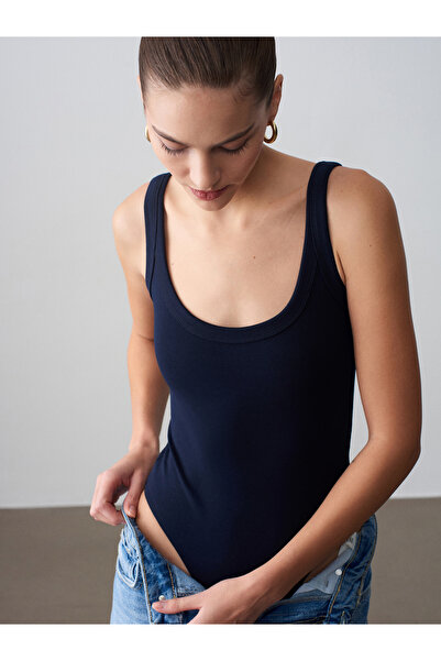 Dilvin 21053 Κορμάκι με τιράντες - Σκούρο Μπλε