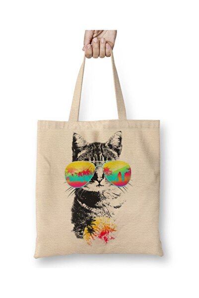 dekado Cat Cat Cat Cat Breeze Cloth Bag Long Handle
