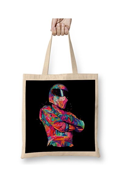 dekado Abstract Stig Cloth Bag Long Handle