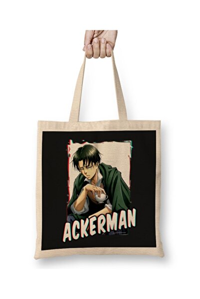 Generic Brand حقيبة حمل من Attack On Titan Captain Levi Senpai بمقبض طويل