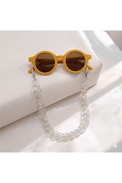 The Cloudish Shop سلسلة نظارات شمسية - حزام للنظارات - موديل حلقي شفاف