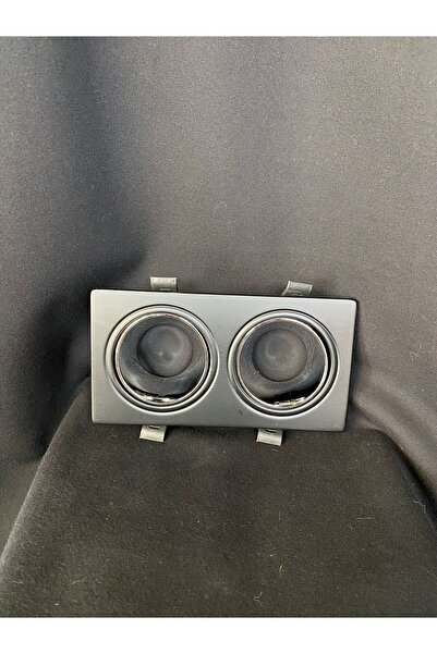Cata CT-5054 JAGUAR SİYAH-PLATİN 2Lİ KARE SPOT+ DUY+AMPUL