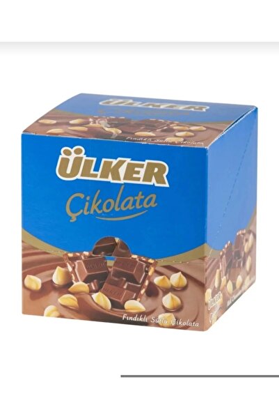 Ülker شوكولاتة المكسرات الكاملة مربع 60 غرام (36 قطعة) مجموع 2160 غرام